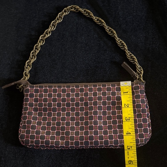 J. Crew Black and Pink Checkered Clutch NWOT - Picture 7 of 7